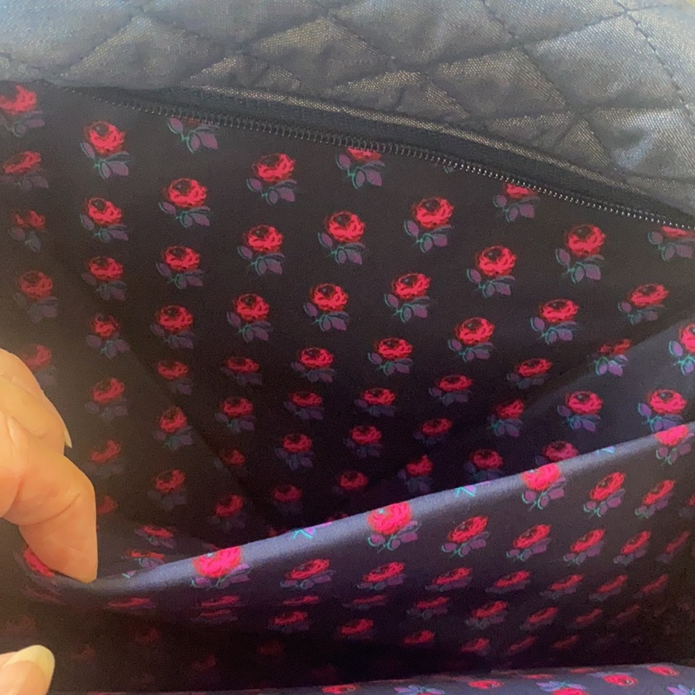 💙Vera Bradley Essential Backpack, Midnight Navy - Picture 9 of 9